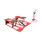 6,000 lb. (2.7t) Capacity Low Rise Pad Style Body Contact Cantilever Lift Raised Height 28” with Adapters