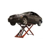 6,000 lb. (2.7t) Capacity Mid Rise Portable Swing Arm Style Body Contact Scissor Lift Raised Height 60” with Adapters