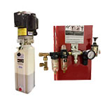 Bucher US Made Power Unit Air Locks with Regulator/Oilier/Filter